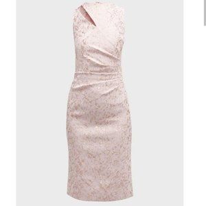 Barbie Chic! Rickie Freeman for Terri Jon Metallic Jacquard Dress